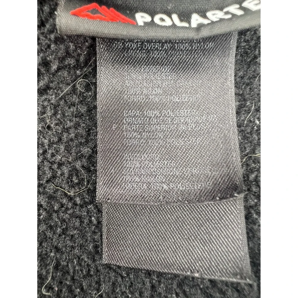 The North Face Black Fleece Jacket Men‎ Size Medium Polartec Zip Up Outdoor